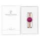 Montre femme Or rose Framboise Pierre Lannier