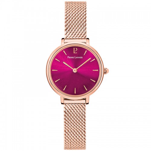 Montre femme Or rose Framboise Pierre Lannier