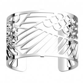 Bracelet manchette femme Les Georgettes Argenté Ibis 40 mm