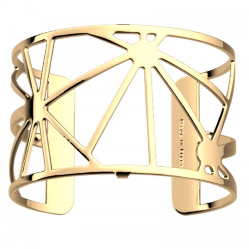Bracelet manchette femme Les Georgettes Doré Solaire 40 mm