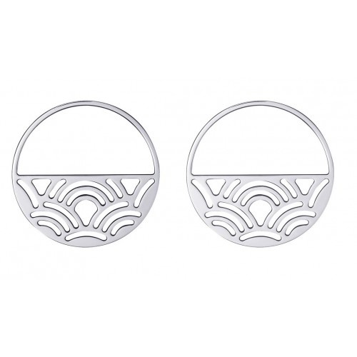 Boucles d'oreilles Les Georgettes Argentées motif Poissons