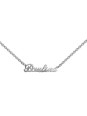 Collier prénom découpé en Argent