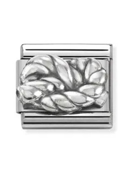 Maillon Nomination classic symbole de l'infini en Argent