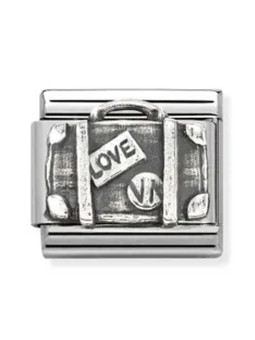 Maillon Nomination classic voiture en Argent