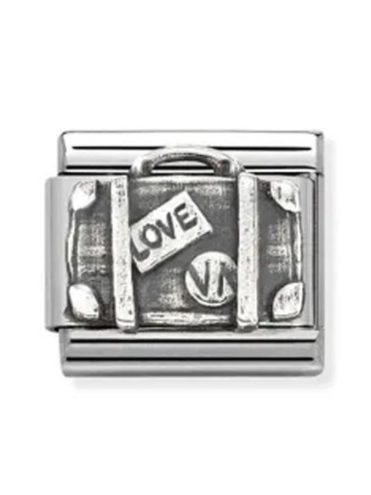 Maillon Nomination classic voiture en Argent