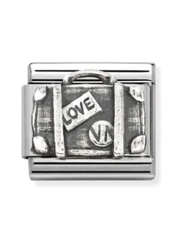 Maillon Nomination classic voiture en Argent