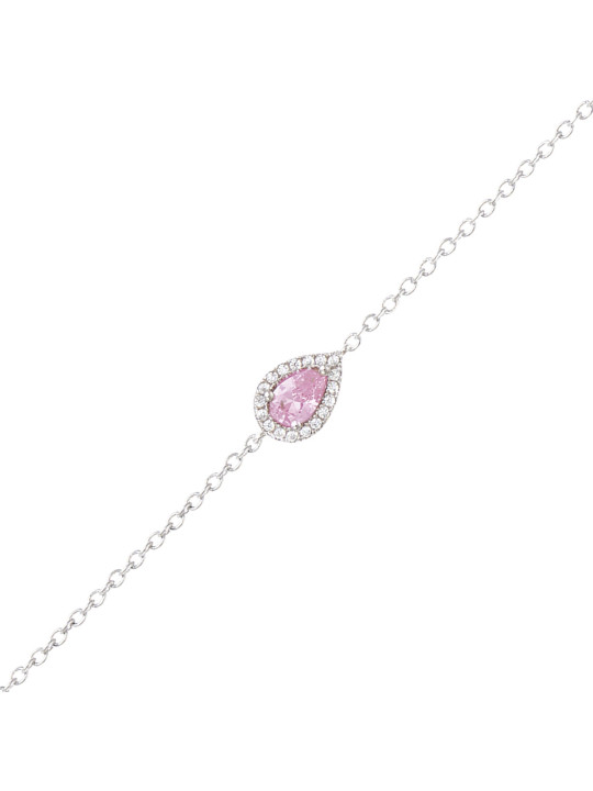 Bracelet Go Mademoiselle Argent et pierres de couleurs synthétiques