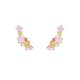 Boucles d'oreilles Plaqué Or et pierres 