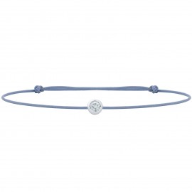 Bracelet Or blanc 18 carats et diamant