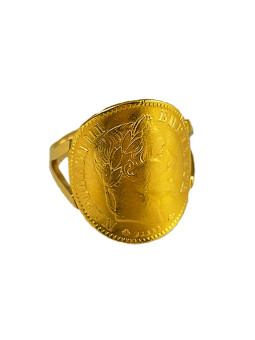 Bague pièce Or 10Frs