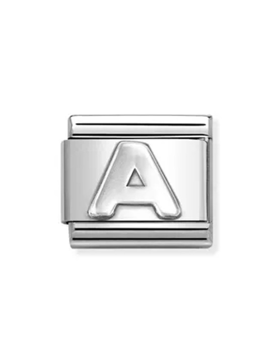 Nomination classic lettre A Argent