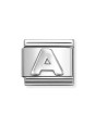 Nomination classic lettre A Argent