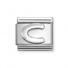 Nomination classic lettre C Argent