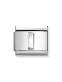 Nomination classic lettre I Argent