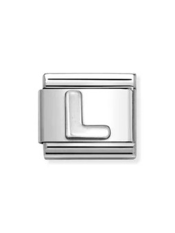 Nomination classic lettre L Argent