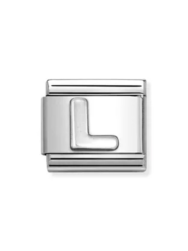Nomination classic lettre L Argent