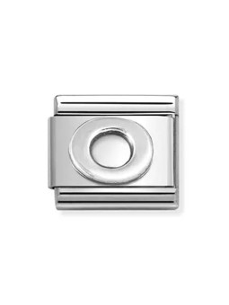 Nomination classic lettre O Argent