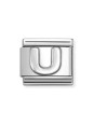 Nomination classic lettre U Argent