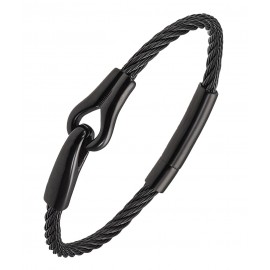 Bracelet All Blacks acier noir