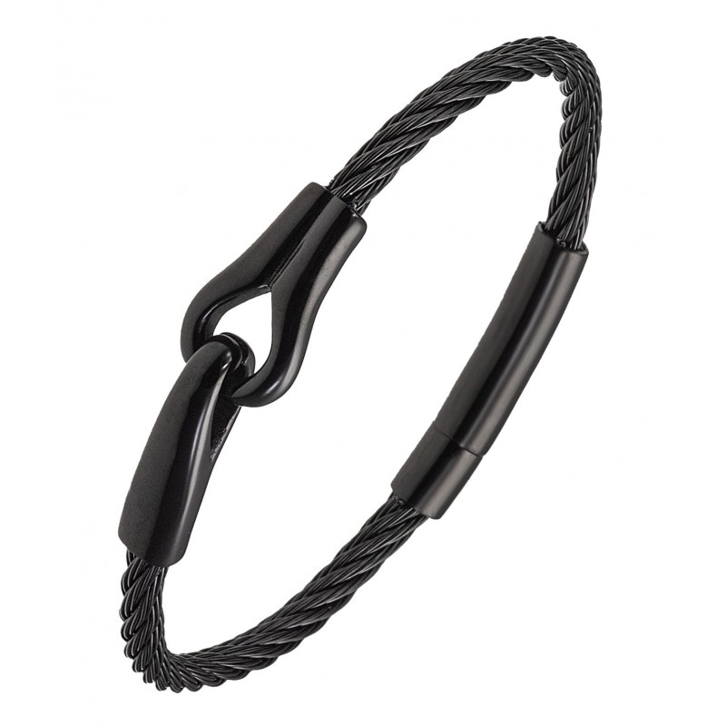 Bracelet All Blacks acier noir