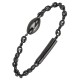 Bracelet All Blacks acier noir