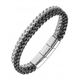 Bracelet All Blacks acier noir