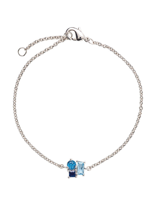 Bracelet Go Mademoiselle Argent et pierres de couleurs synthétiques