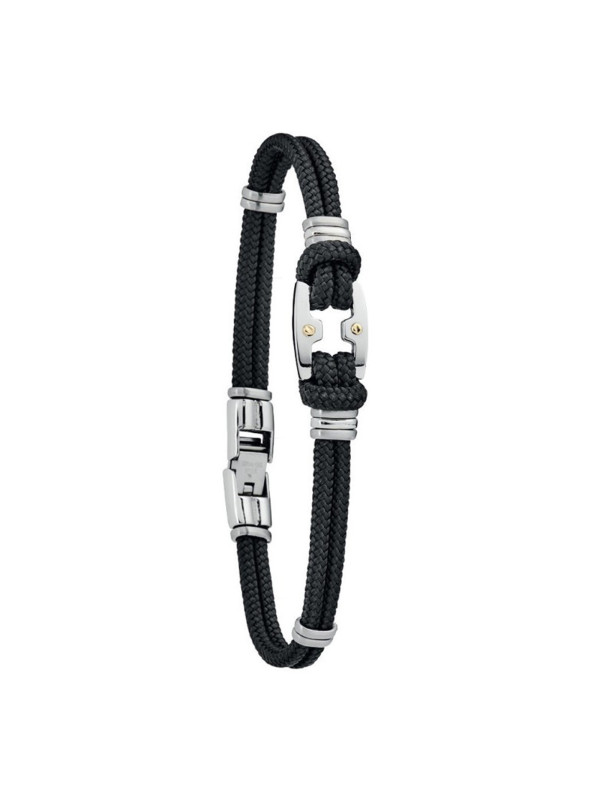Bracelet homme paracorde noir Jourdan