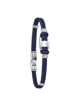 Bracelet homme paracorde bleue Jourdan