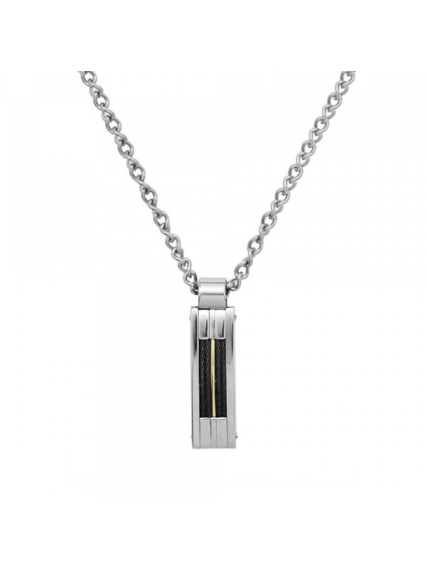 Collier homme acier Jourdan