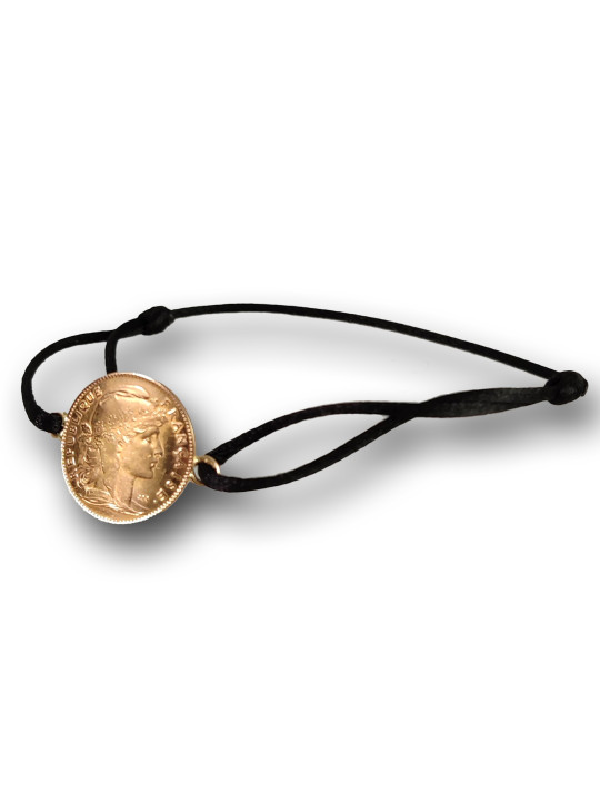 Bracelet Pièce Or Marianne