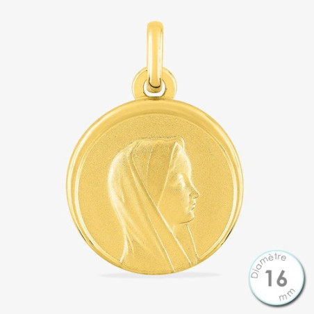 Médaille de baptême Vierge en Or