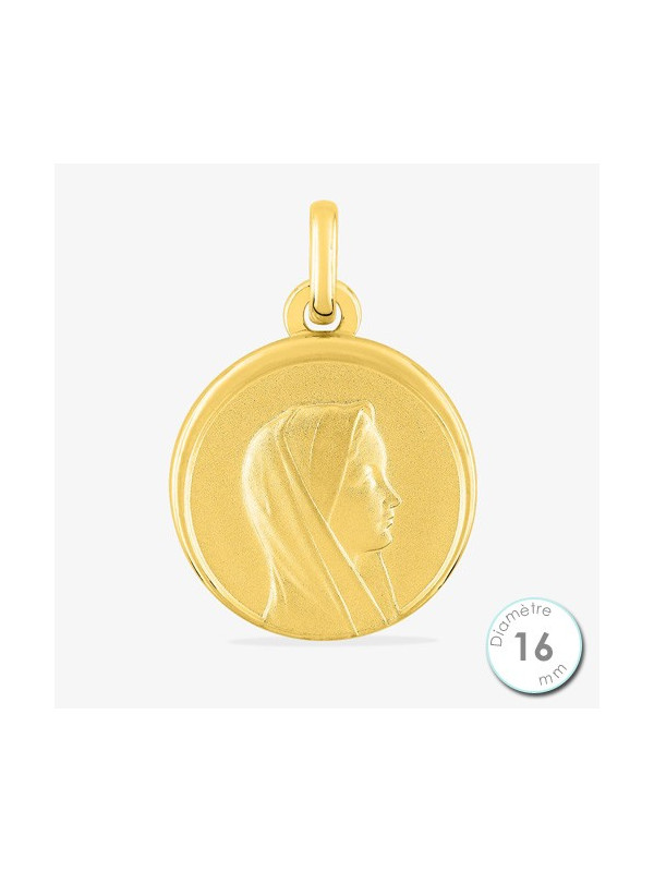 Médaille de baptême Vierge en Or