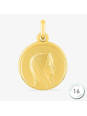 Médaille de baptême Vierge en Or