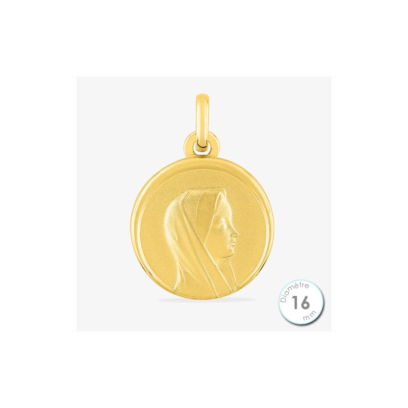 Médaille de baptême Vierge en Or