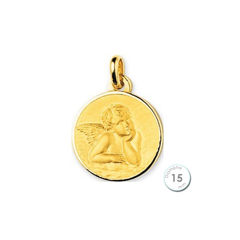 Médaille de baptême Ange en Or