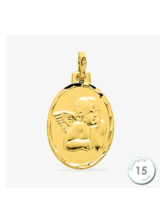 Médaille de baptême Ange en Or