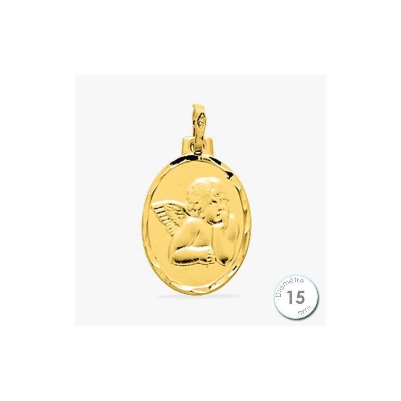 Médaille de baptême Ange en Or