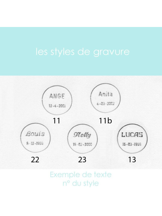 Médaille de baptême Ange en Or jaune