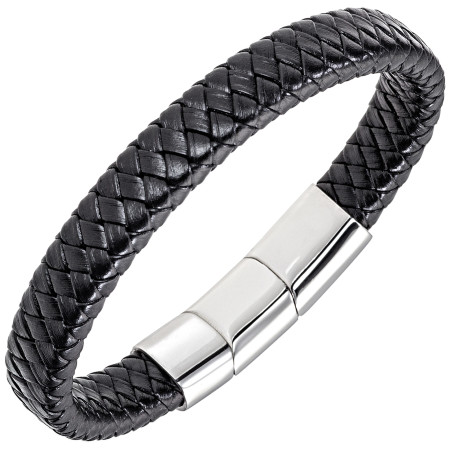 Bracelet All Blacks cuir noir 682445