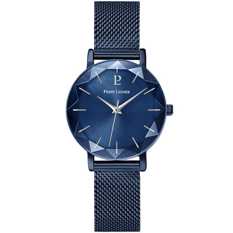 Montre femme bleue Pierre Lannier 010P968