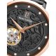 Montre automatique Pierre Lannier acier milanais noir 310F988