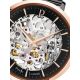 Montre automatique Pierre Lannier femme acier noire et or rose 314C988