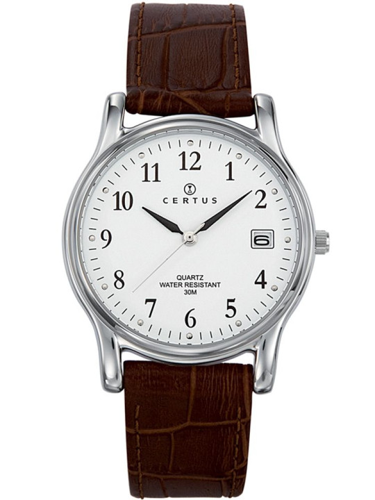 Montre homme Certus cuir marron 610592