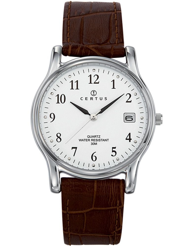 Montre homme Certus cuir marron 610592