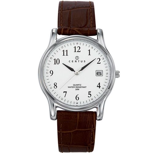 Montre homme Certus cuir marron 610592