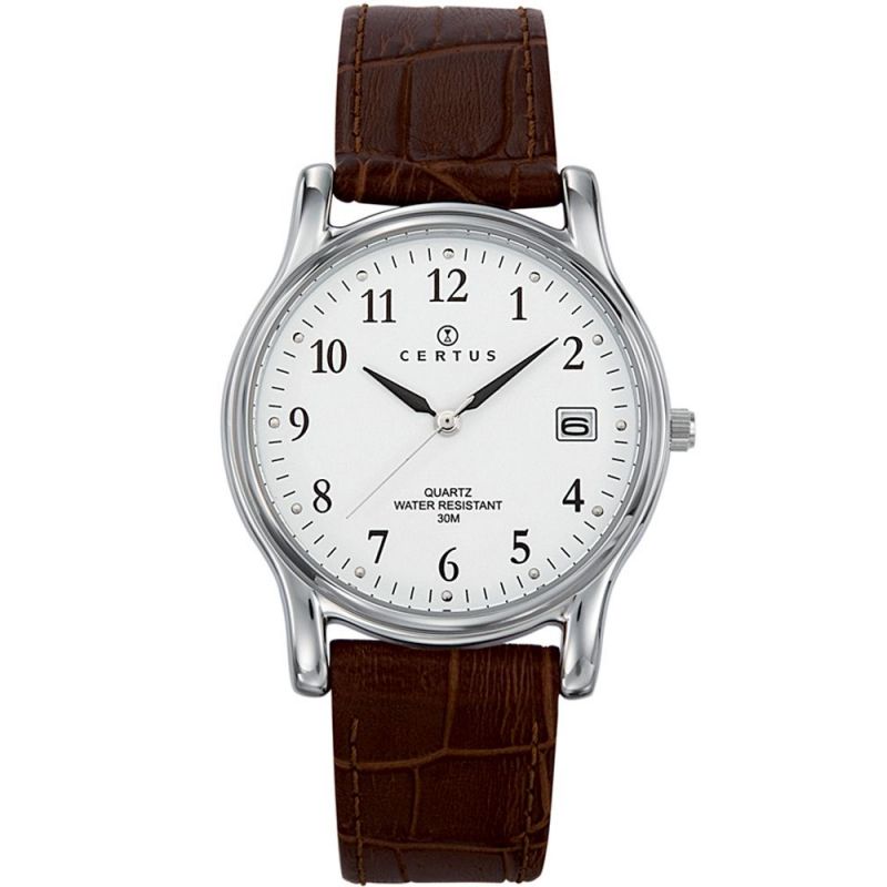 Montre homme Certus cuir marron 610592