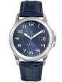 Montre Certus homme bleue bracelet cuir 610725