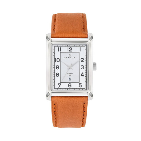 Montre Certus rectangulaire style vintage 611269