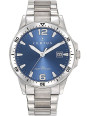 Montre homme Certus acier et fond bleu 616457